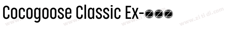 Cocogoose Classic Ex字体转换